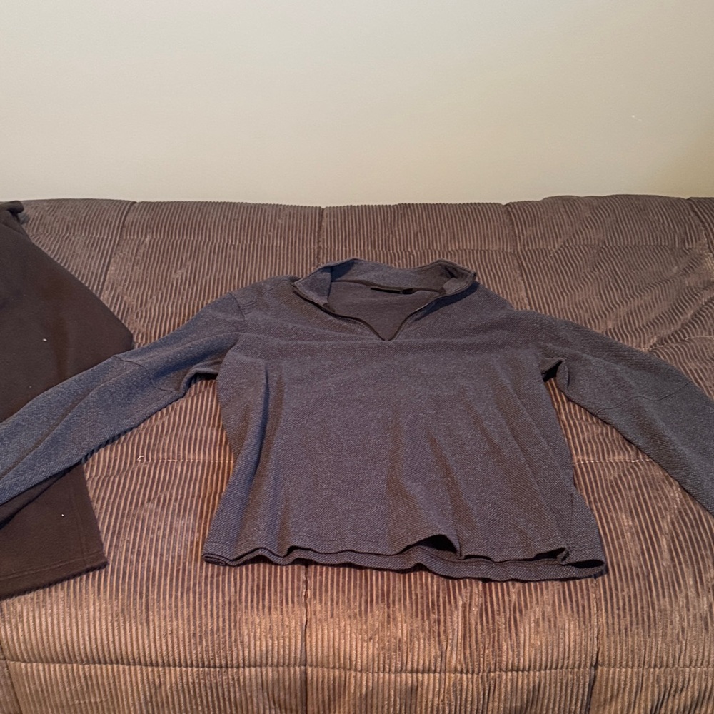Marc Anthony Blue Zip Up Sweater